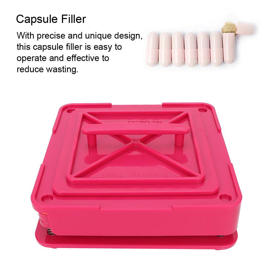 100 Holes Capsule Filler Plate Manual Capsule Powder Filling Machine Board Tool for Size 0#
