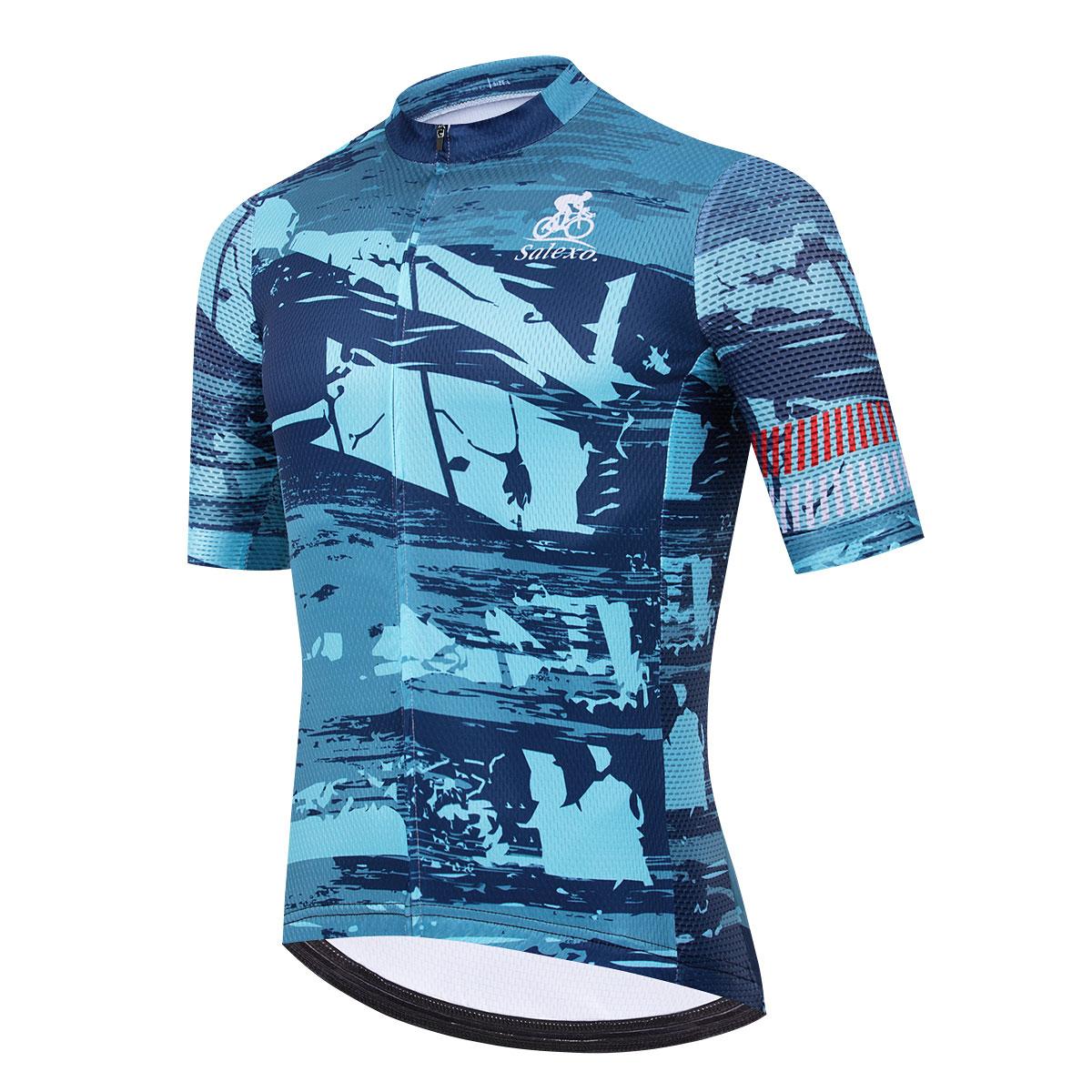 2026 Trend Cycling Jersey Summer Set Men Breathable Bicycle Cycling Clothing Short Sleeve Mountain Bike Jersey Sportswear Suit S