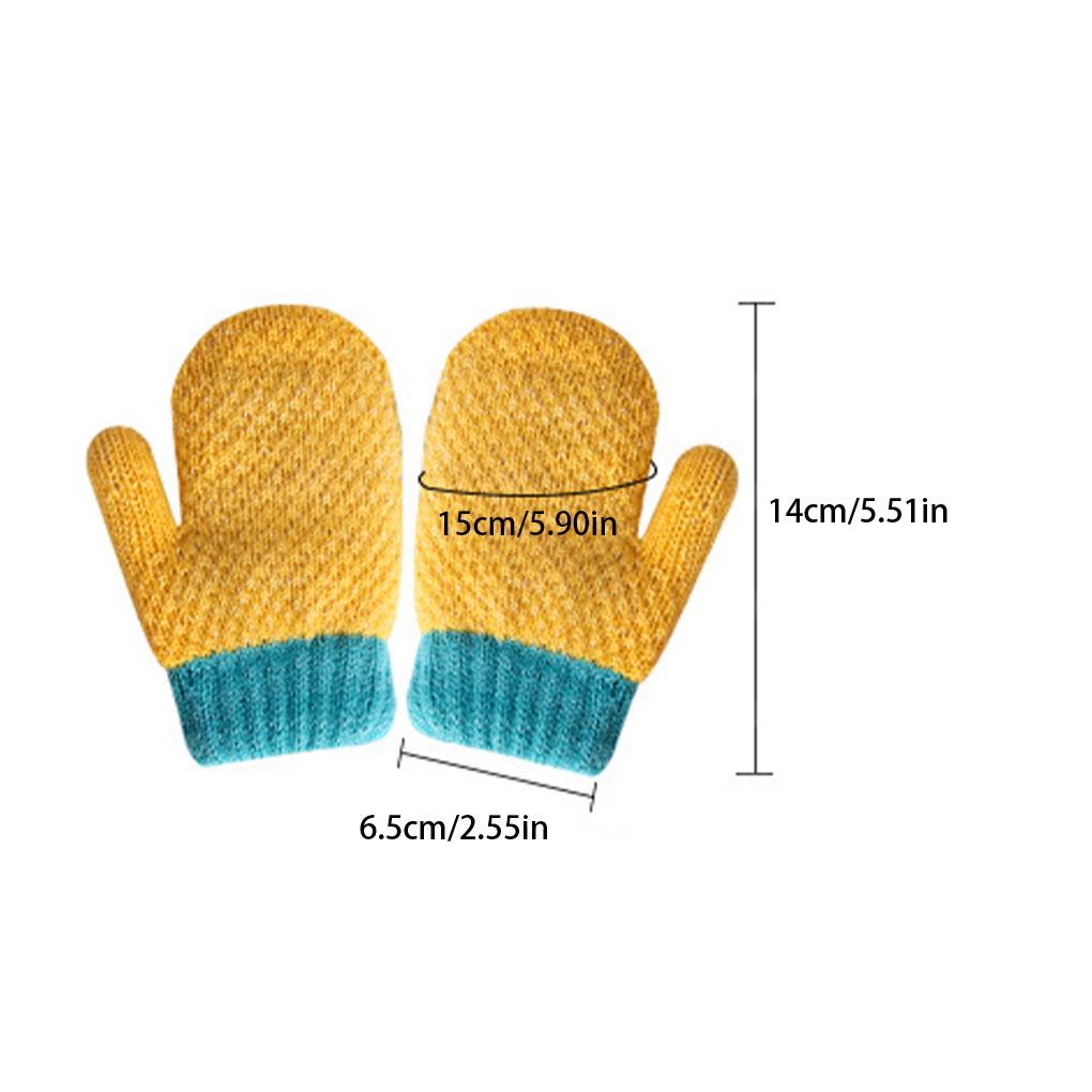Boys Girls Mittens Toddler Gloves Age 2-3 Soft Hanging Neck Mittens For 1-3 Years Old Baby Mittens