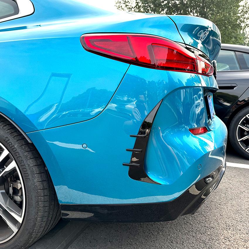 Compatible with 2023 BMW 2 Series F44: Front Lip, Rear Diffuser, Tail Wing, Side Skirts, Night Black Grille Body Kit 225 Fan.