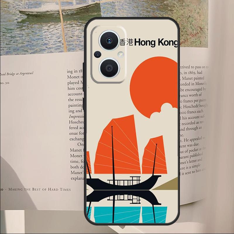 London Roma New York Countries Art Cover For OPPO Reno 14F 13F 12F 11F 10 11 12 14 Pro 7 8 Lite OPPO Find X9 X6 X5 X8 Pro Case