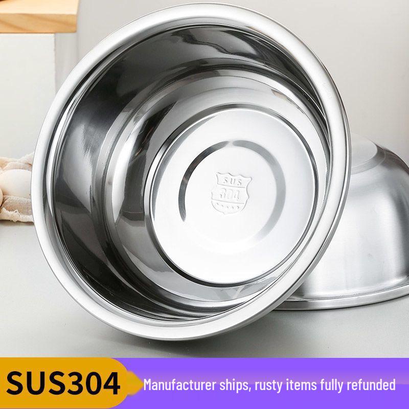 Chiuvetă din oțel inoxidabil 304 pentru uz alimentar: 100cm/90cm Vas pentru frământat aluat, bătut ouă și baie