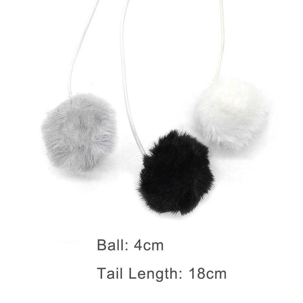 Hanging Furry Balls Cat House Toys Accessories Sisal Hang Ball Pet Toy Supplies