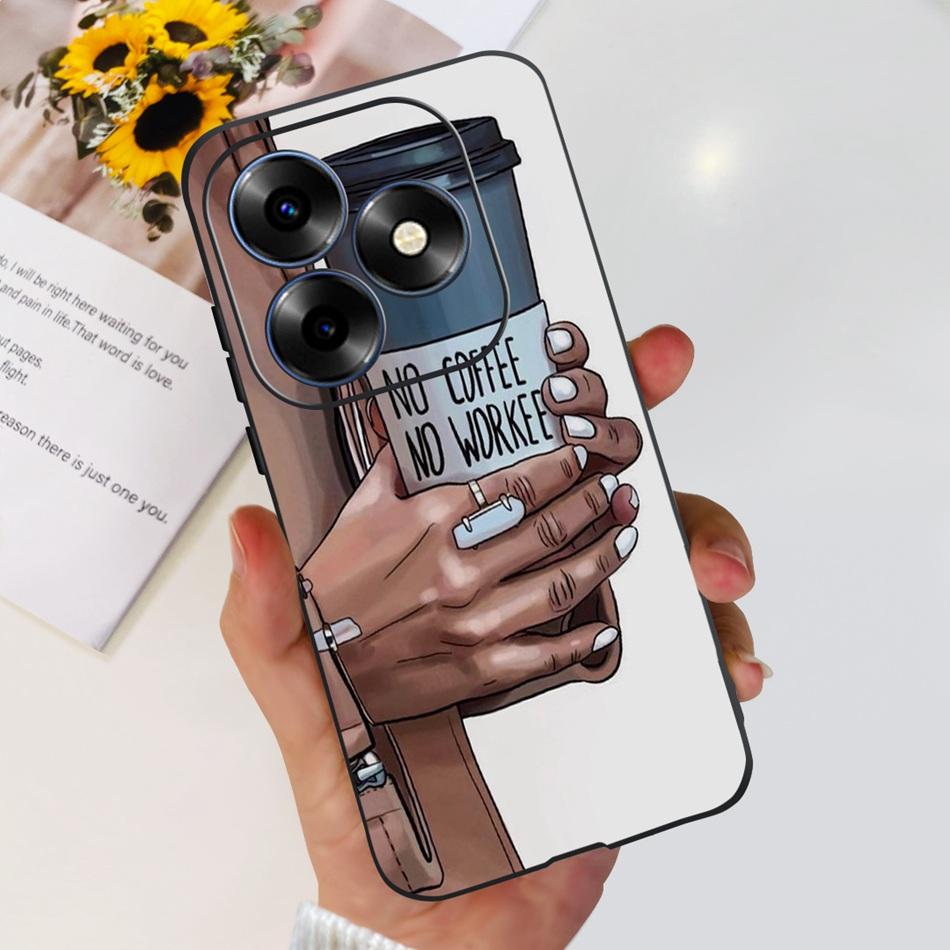 For Itel S23 Plus S681LN case itel S23 S665L Fashion Elegant Painted Soft Silicone TPU Phone Back Cover For Itel S23+ S23Plus