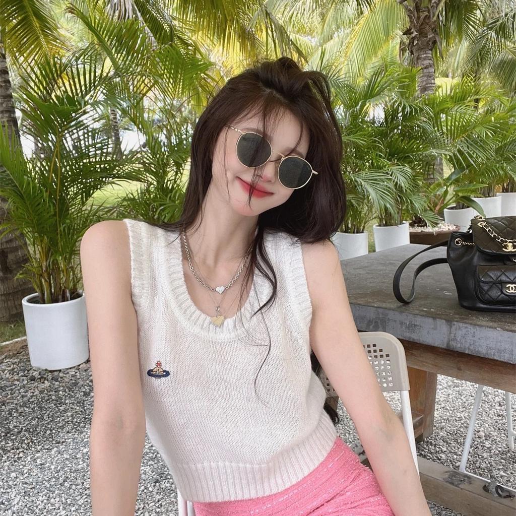 D017 Polarized Metal Sunglasses Liu Renna With Sunglasses Female Round Frame Retro Personality Glasses Men