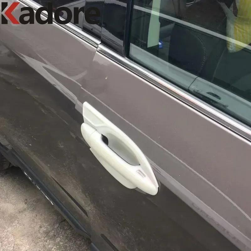 For Subaru Outback     2024 2025 Carbon Fiber Car Side Door Handle Bowl Cup Cover Trim Overlay Accessories