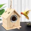 Bird Nesting House For Cage Parakeet Nest Box Bedding Parrot Breeding  Box  Wooden Bird House Pet Bird Nest