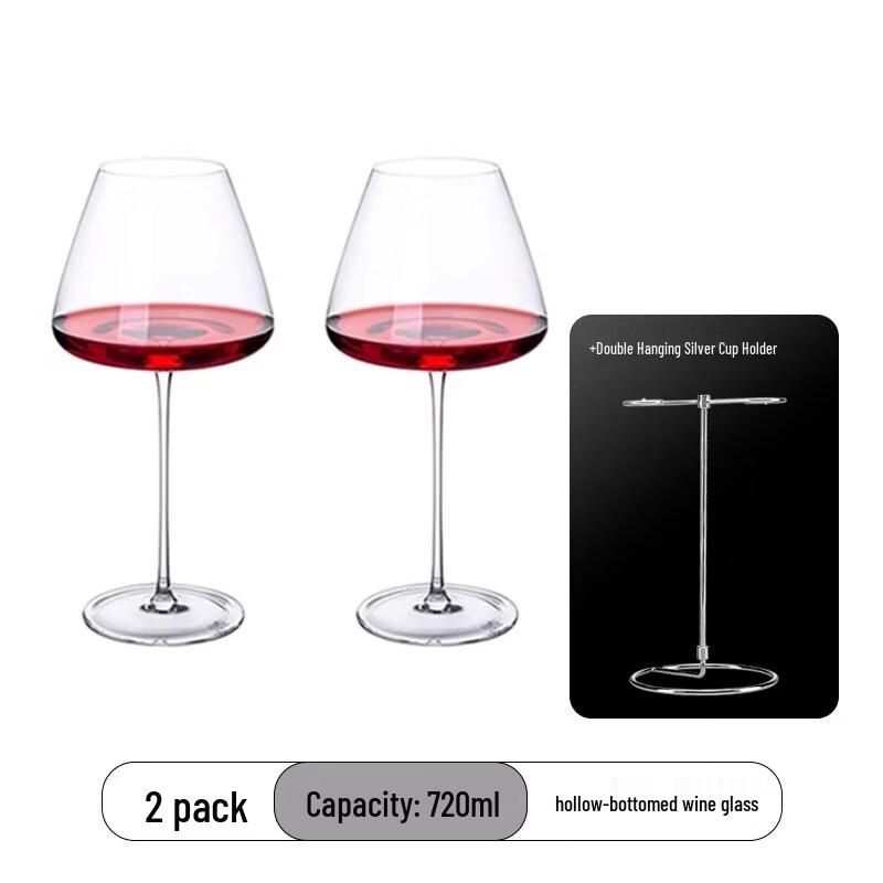 ZISIZ Handmade Red Wine Glass Set