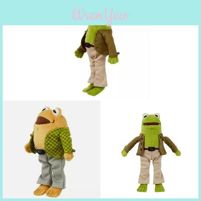 Frog And Toad Plush Toy With Pp Cotton Filling For Childrens Collectible Soft Animal