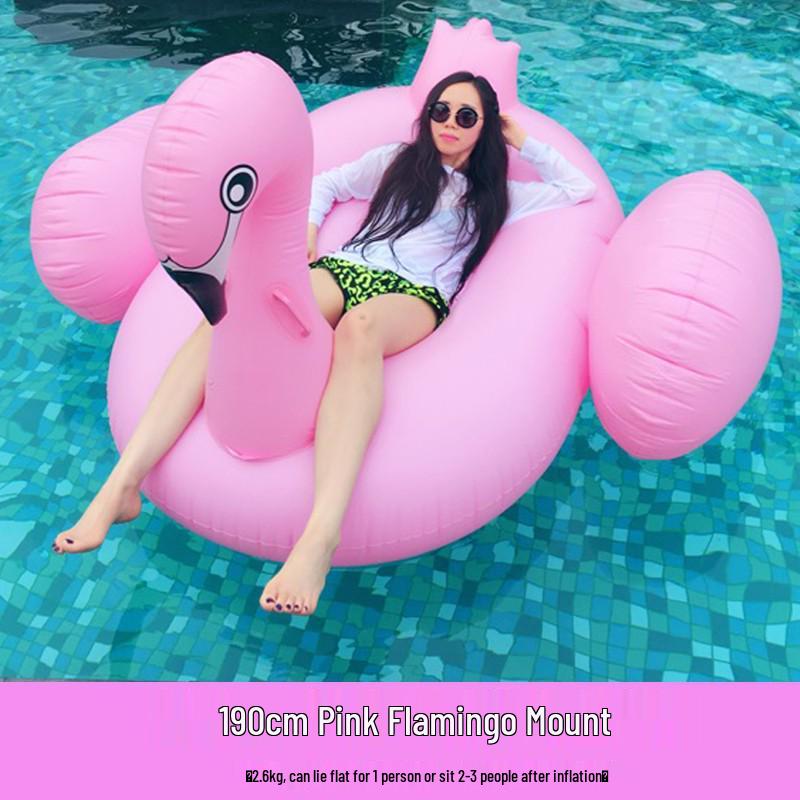 Colorful Unicorn Wing Inflatable Floating Bed - Thickened Swimming Ring Toy