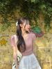 Women's Fluffy A-line Short Ballet Skirt - Sweet Summer Solid Color