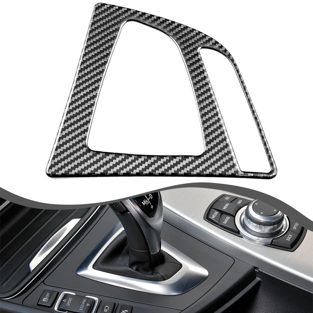 Carbon Fiber Interior Gear Shift Panel Cover Decal Trim For BMW 3 4 F32 F30 F34