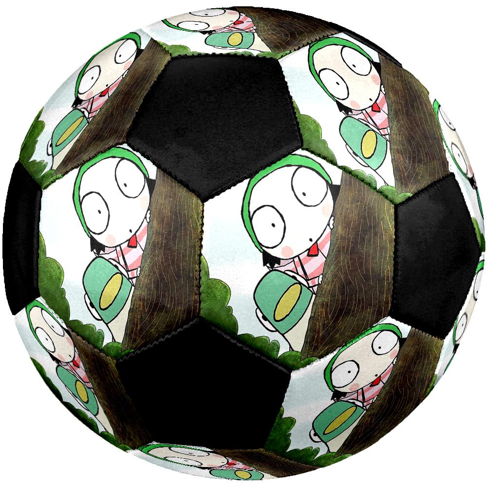 Sarah & Duck Theme Size 5 Soccer Ball, Suitable for Both Indoor and Outdoor Matches, a Gift Suitable for Everyone.