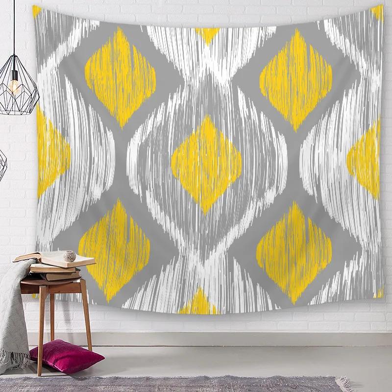 Geometric Shawl Blanket Indian Wall Tapestry Mandala   Boho Yoga Mat Beach Towel