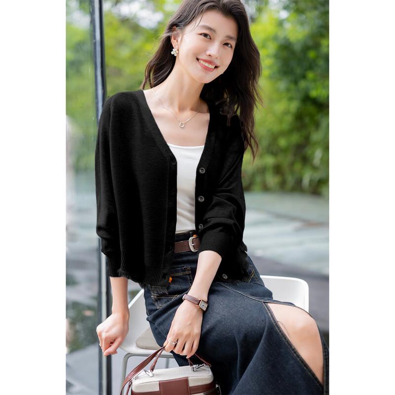 

Mokana Women s Relaxed Long-Sleeve Knit Cardigan One Size