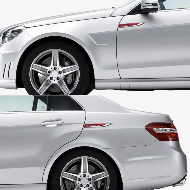 2Pcs Sports Logo Car Fender Side Body Emblem Sticker Badge Decal Exterior Accessories