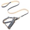 Walking Dog Leash Striped Lattice Traction Rope Anti-bite Chest Strap Pet Supply
