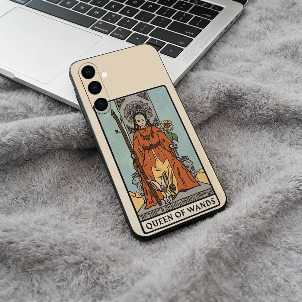 Avatar Tarot Black Soft Silicone Phone Case for Samsung Galaxy A73, A71, A72, A70, A53, A52, A51