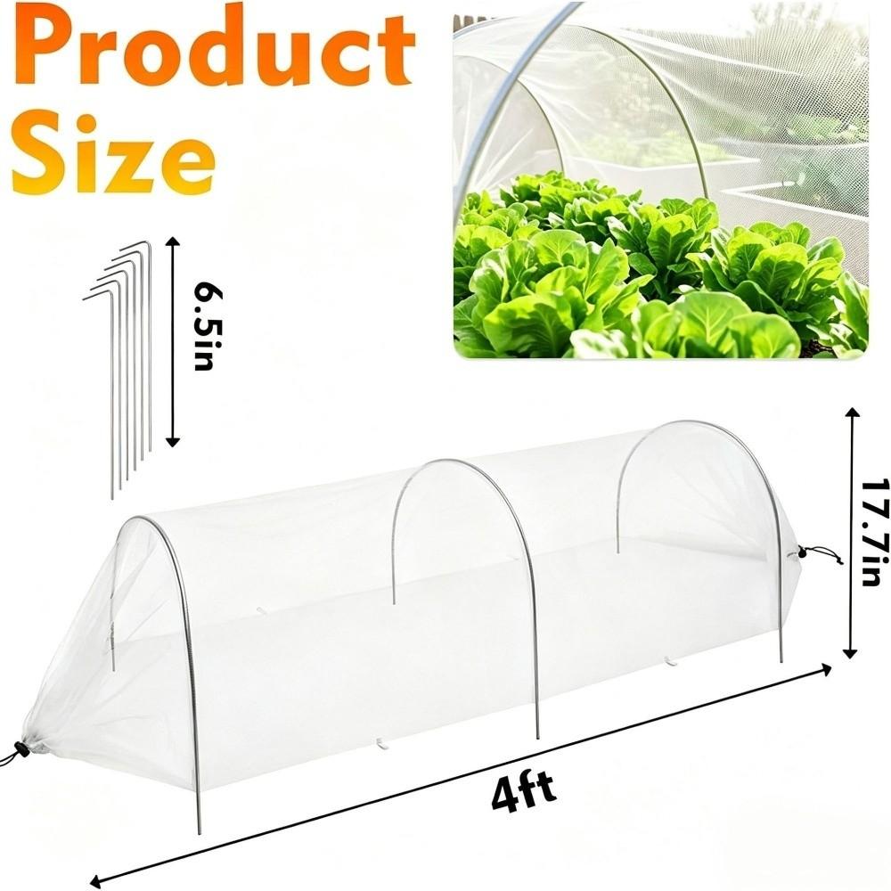 Insect Barrier Plant Protection Netting Bird Control Garden Net Plant Cage Cover Mesh Farm