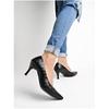 Shoetopia Women'S Block Heel Pumps Black, 2 Uk