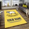 Derby County F.C. Design Area Rug Personalized Name- Non-Slip, Soft & Cozy Floor Mat for Living Room, Office - Indoor/Outdoor Carpet