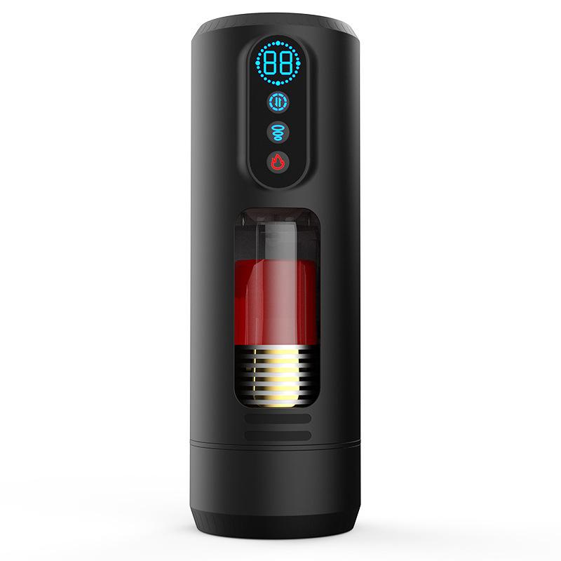 Automatic Male Masturbator Male Sex Toys for Men Penis Pump Heating Male Stroker Blowiob Sex Machine LCD Display Pocket Pussy
