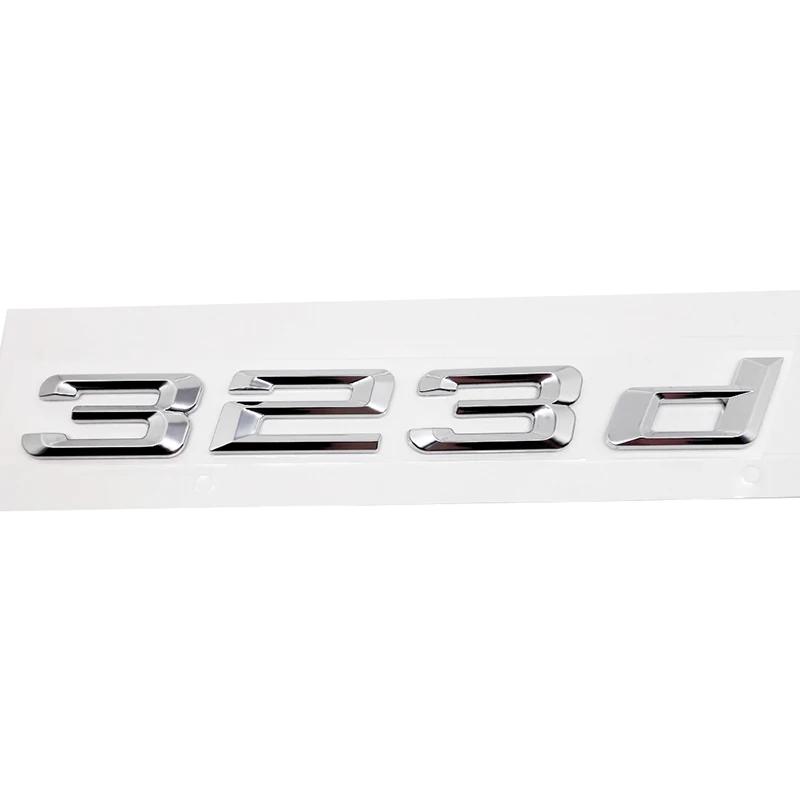 ABS Car Rear Trunk Letters Logo Badge Emblem Sticker For BMW 3 Series 318d 320d 325d 328d 330d 335d E46 E90 E91 F30 F31 F34 G20