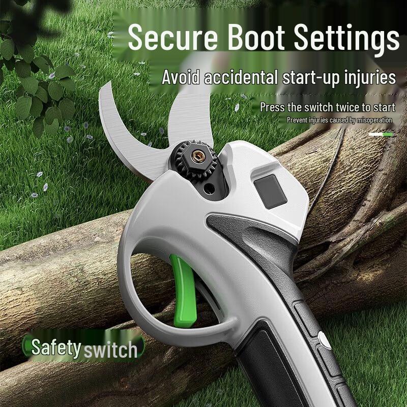 Oulide Automatic Cordless Garden Pruning Shears CN plug (adapter included)