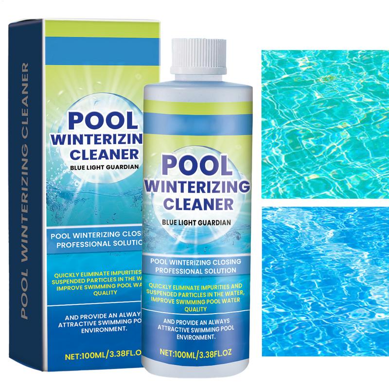 pool water clarifier 100ml fast-acting flocculant swimming pool cleaner odor-eliminating Algae Prevention Safe for Kids Pets israel