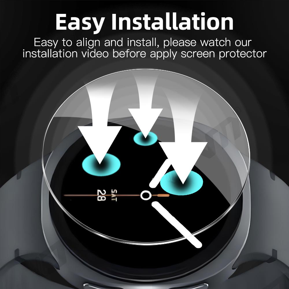 9H Tempered Glass for Samsung Galaxy Watch 8 Classic 40mm 44mm 46mm Ultra (2025) 47mm Screen Protector Glass Ultra-HD Film 7