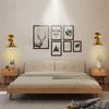 LED Minimalist Retro Gold E27 Wall Lamp Bedroom Bedside Lamp Home Dining Hall Corridor Staircase Decoration Lighting Fixture
