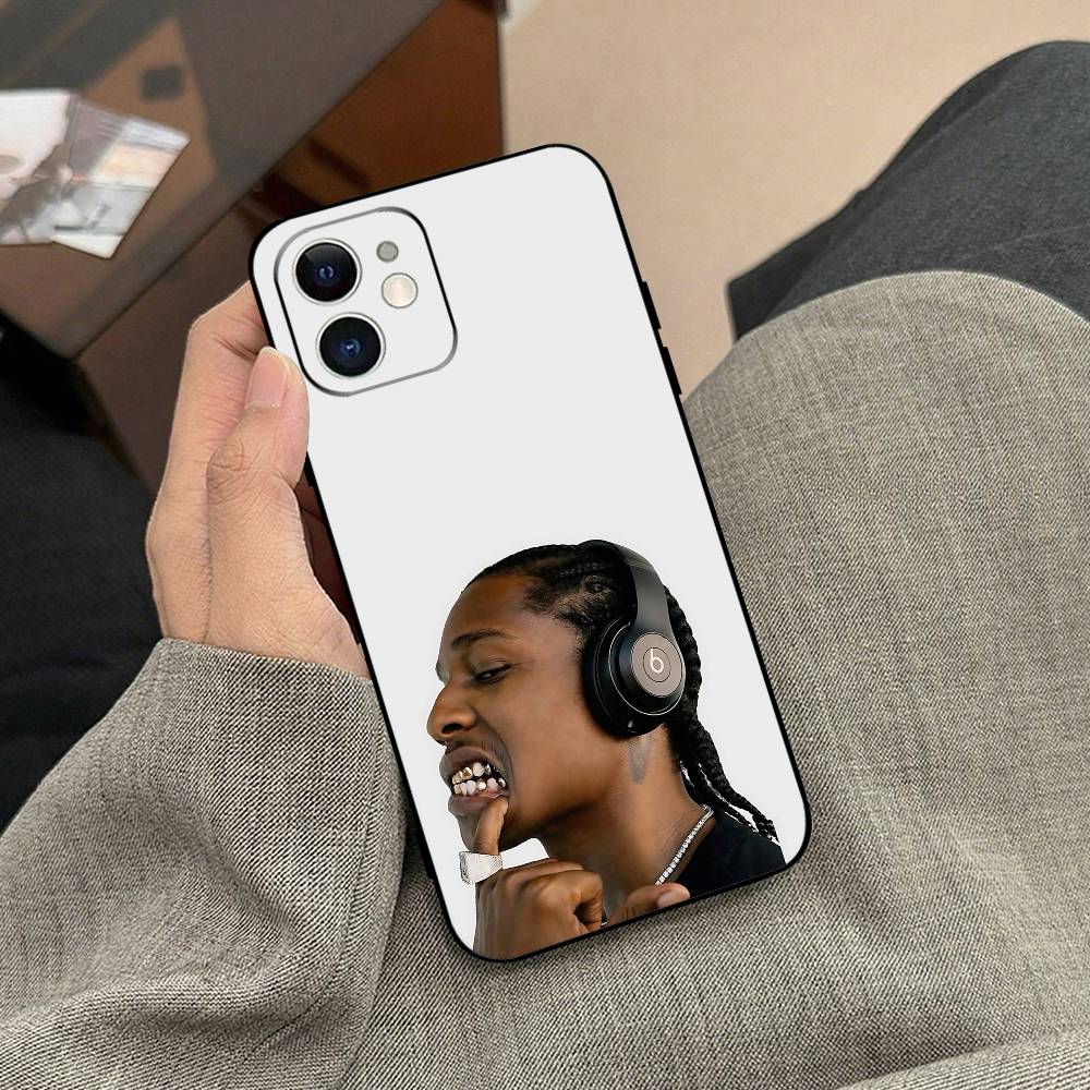 

Чехол для телефона ASAP Rocky Rapper Черный чехол для телефона для IPhone 17/16/15/13/14 Pro Max/ 11Plus/X/Xr/Xs Max 13mini iphone17