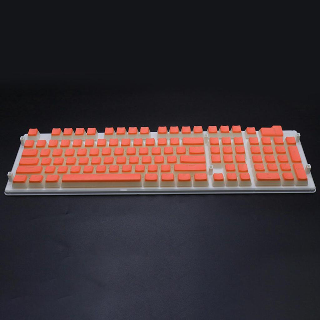 108 Keys PBT Pudding Keycap Set DIY for RGB Mechanical Keyboard, Show Dazzling Lamp Effect. -