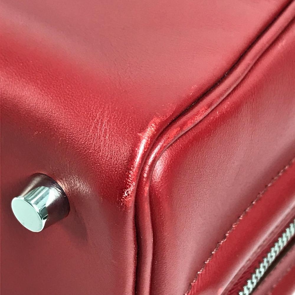 Hermes Sac Anvi 2 36 Bag Mini Duffle Bag Hand Bag Veau Chamonix Red