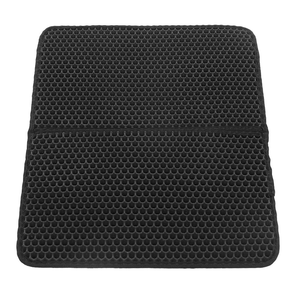 Double Layer Cat Litter Mat Waterproof 3D Honeycomb Holes Prevent Slipping Easy To Clean Cat Litter Trapping Mat