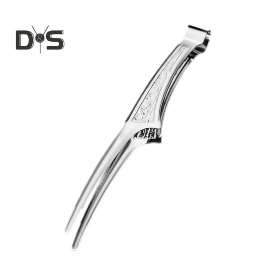 

Щипцы для барбекю из нержавеющей стали, пинцет для еды, инструмент для гриля с удлиненной ручкой для стейков, мяса, хлеба, нескользящая ручка, кухонный пинцет для готовки B