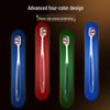 Saky Volcanic Charcoal Soft Bristle Toothbrush 4-Pack CN plug (adapter included)
