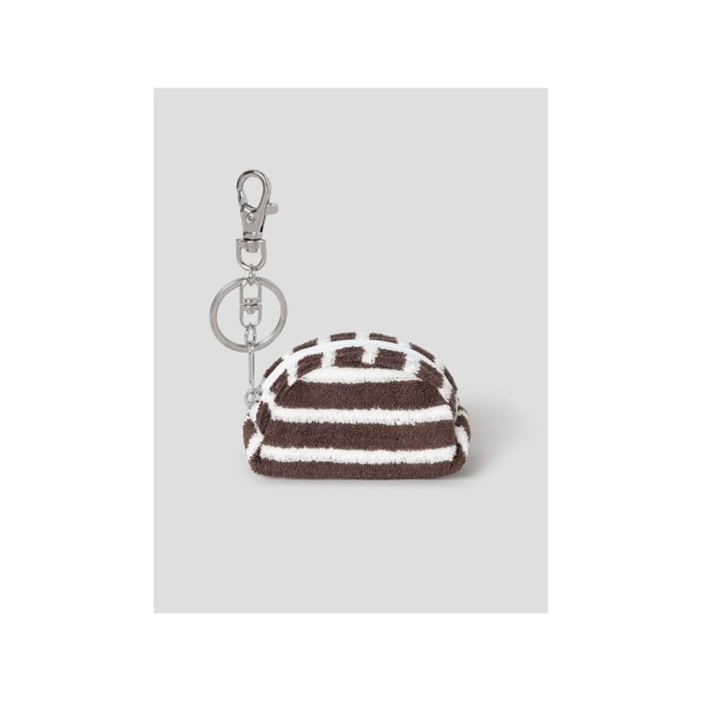 8SECONDS Stripe Keychain Brown (19578ZWY8D)