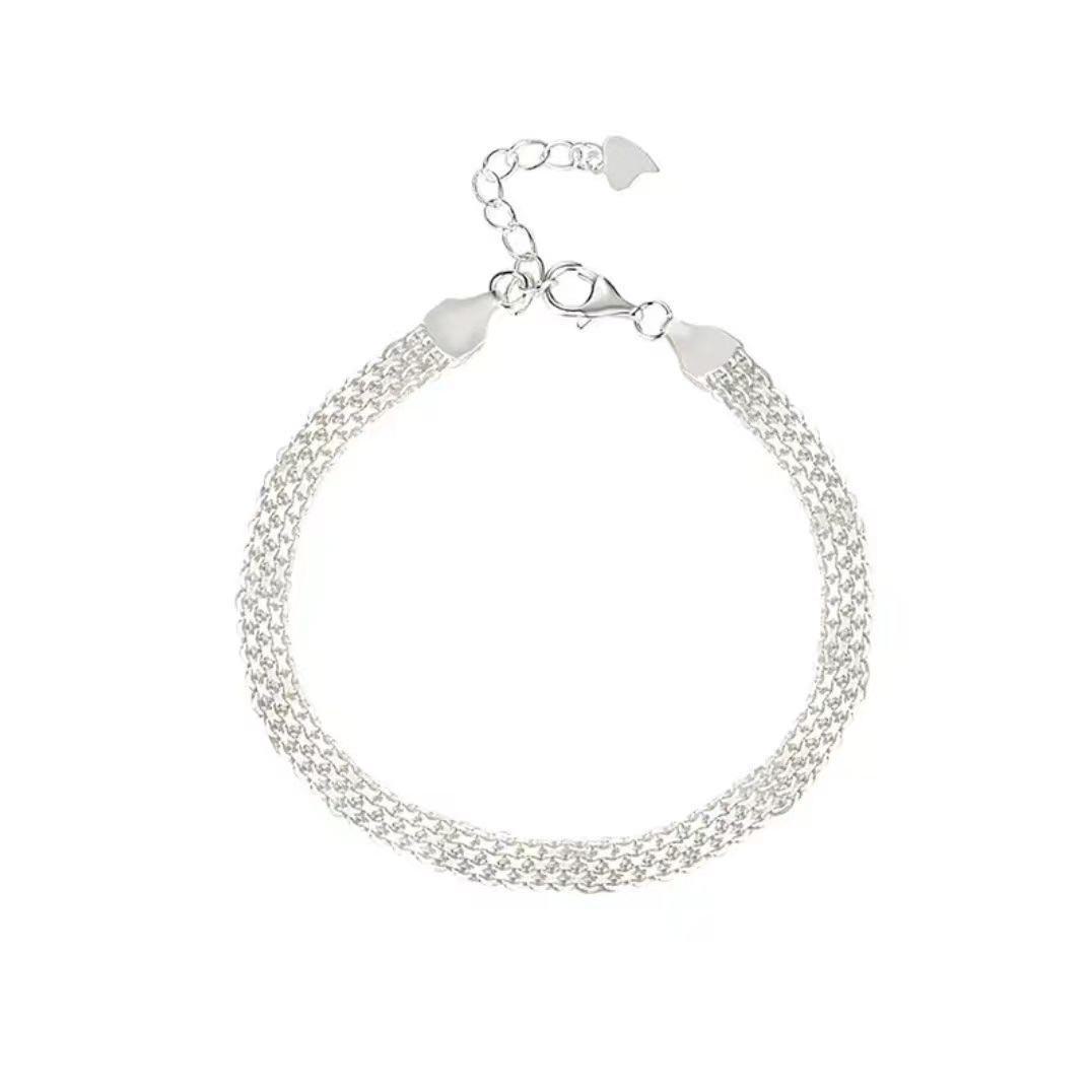 

Широкий браслет-цепочка в европейском и американском стиле - унисекс, нишевый дизайн null