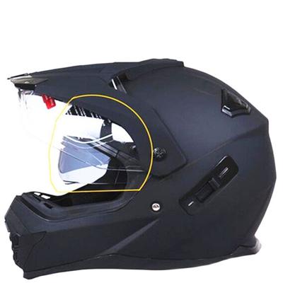 İyi Safey Motosiklet Kaskı Güneş Kalkanı Atv Yol Çapraz Motokros Kask Çift Lens Off Road Yarış Moto Kaskları Xs 53 cm