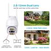 LS VISION 8MP 4MP 4K PTZ IP Kamera 8x Zoom Dual Objektiv Menschliches Erkennen CCTV Kamera Outdoor CCTV Wifi Video Überwachung kamera ICSEE Alexa