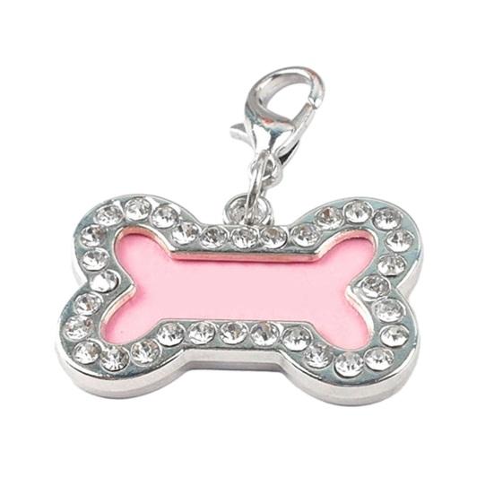 

Идентификационная бирка для домашнего животного, изысканный декор со стразами, выгравированная бирка с именем питомца, персонализированная табличка для собак и кошек, товары для домашних животных