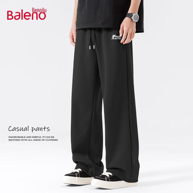 

Baleno Men s Trendy Wide-Leg Casual Trousers 3XL
