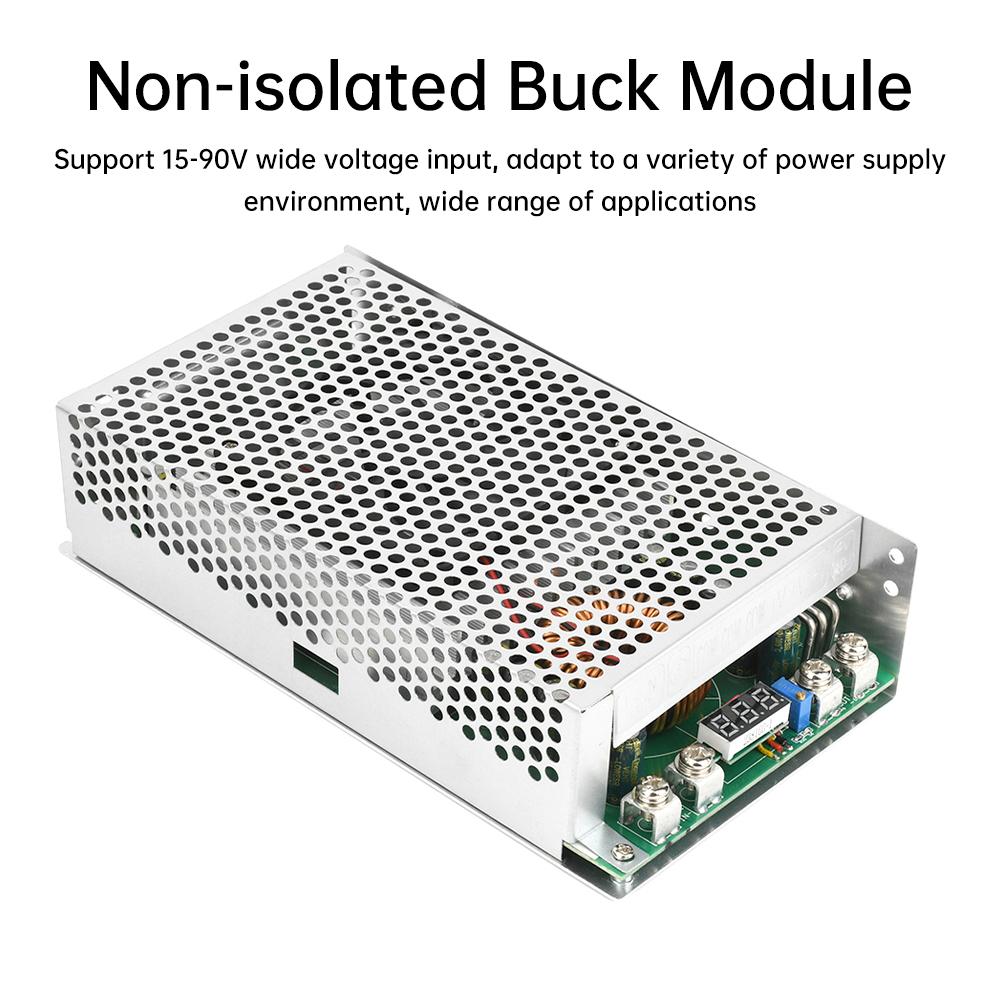 DC-DC 11-91V to 1.1-71V Adjustable Buck Module Regulated Power Supply Module High Power with Digital Red Display 1111W 11A