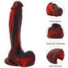 Women's Mixed Color Liquid Silicone Soft Simulation Big Dildo Dildo Masturbation Device Rear Court Anal