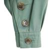 Yves Saint Laurent 90s Old Stainless Collar Coat M Green System Women Used