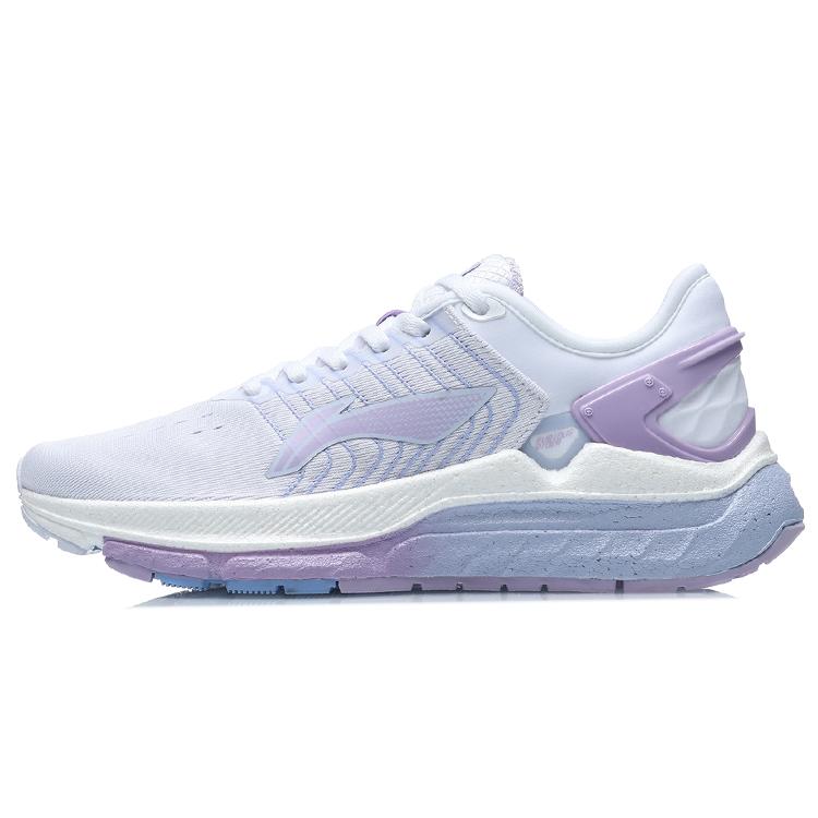 New LINING Furious Rider 5.0 Casual Shoes Women's Low Top White/Purple ARZR002-2