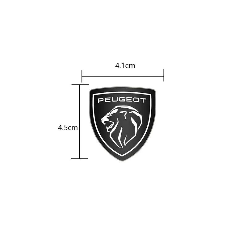 Stainless Steel Car Front Sticker Rear Badge Steering h Wheel Cover Lion Logo for Peugeot 308 3008 2008 306 307 408 407 5008 508