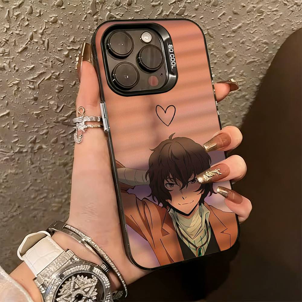 BSD D-Dazai Osamu   Phone Case For iPhone 17,16,15,14,13,12,11 Plus,Pro Max,XS,Colorful Silver Phone case Funda Cover