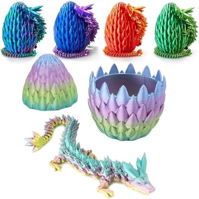 1PC Easter Egg, Dragon Egg, Dragon Eggs with Dragon Inside, Dragon Toy, 3D Printed Dragon Egg Fidget Toys, Dragon Easter Eggs Easter Basket Stuffers